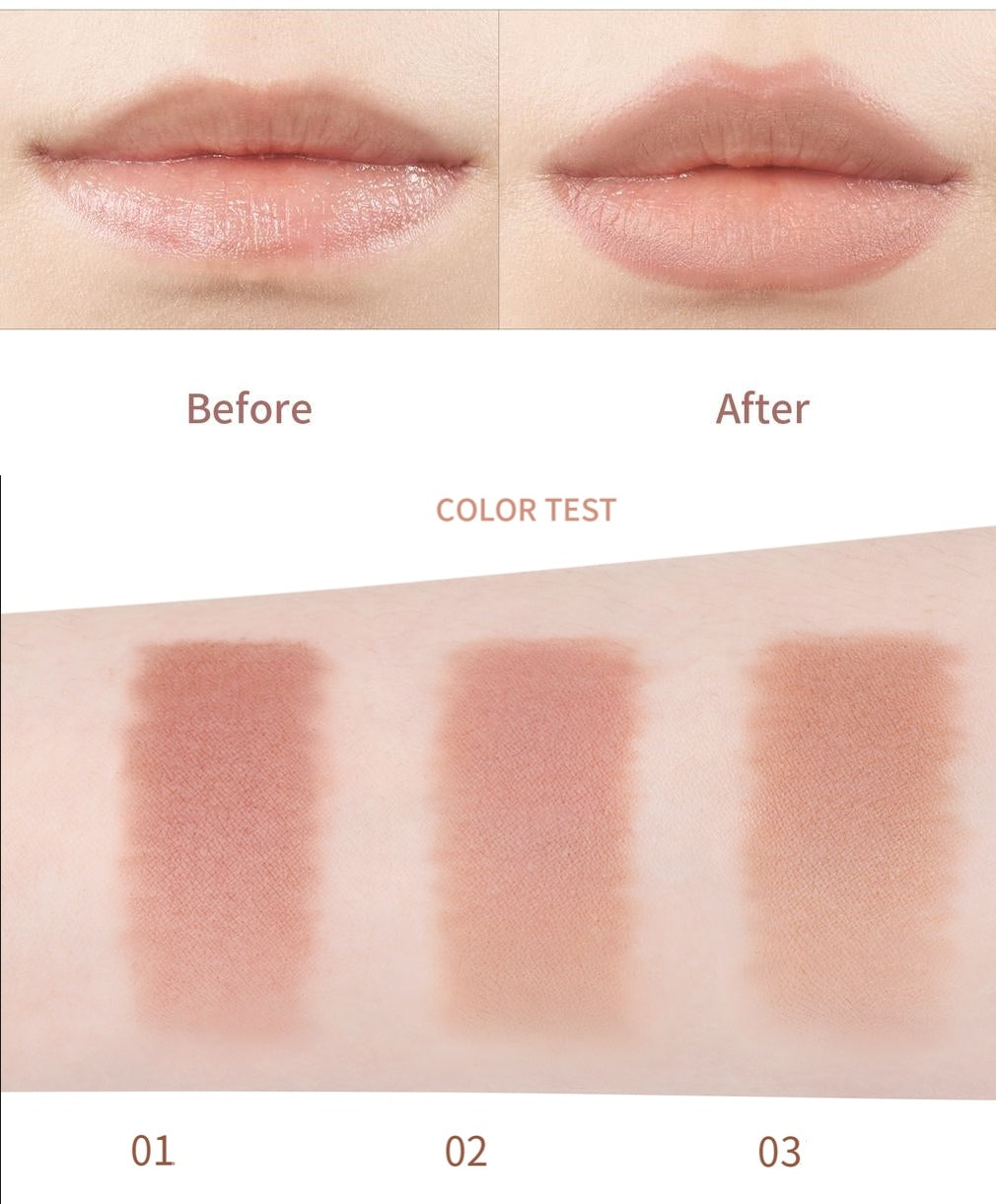 HYNTOOR Chocolate Bar Velvet Matte Lip Liner Pen T5330