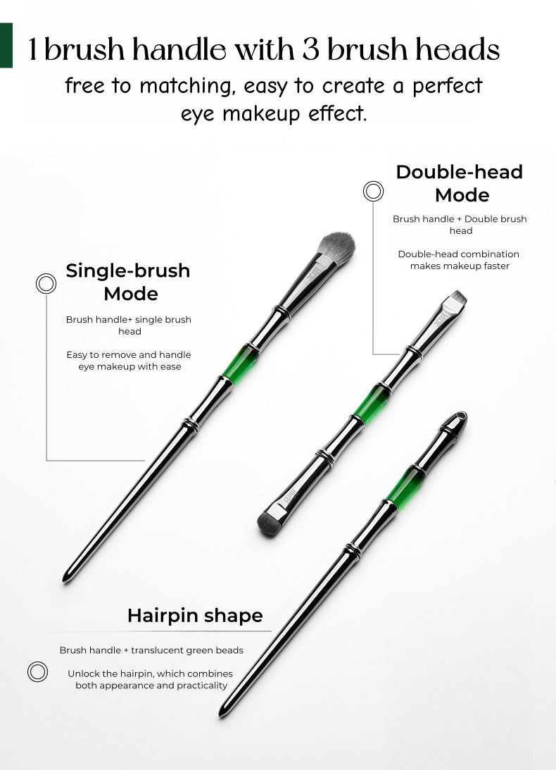 Lishu Bamboo Joints Collection Professional Makeup Brush Set T4945