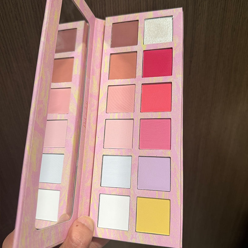 PINK STARLIGHT Multi-use 12-color Makeup Eyeshadow Palette T5947
