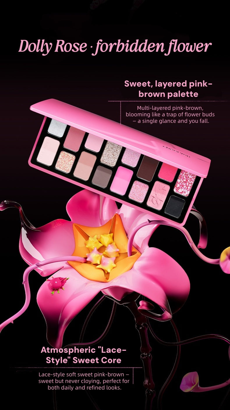 QianYan Fall into Forbidden Garden Collection 16-color Eyeshadow Palette T6023