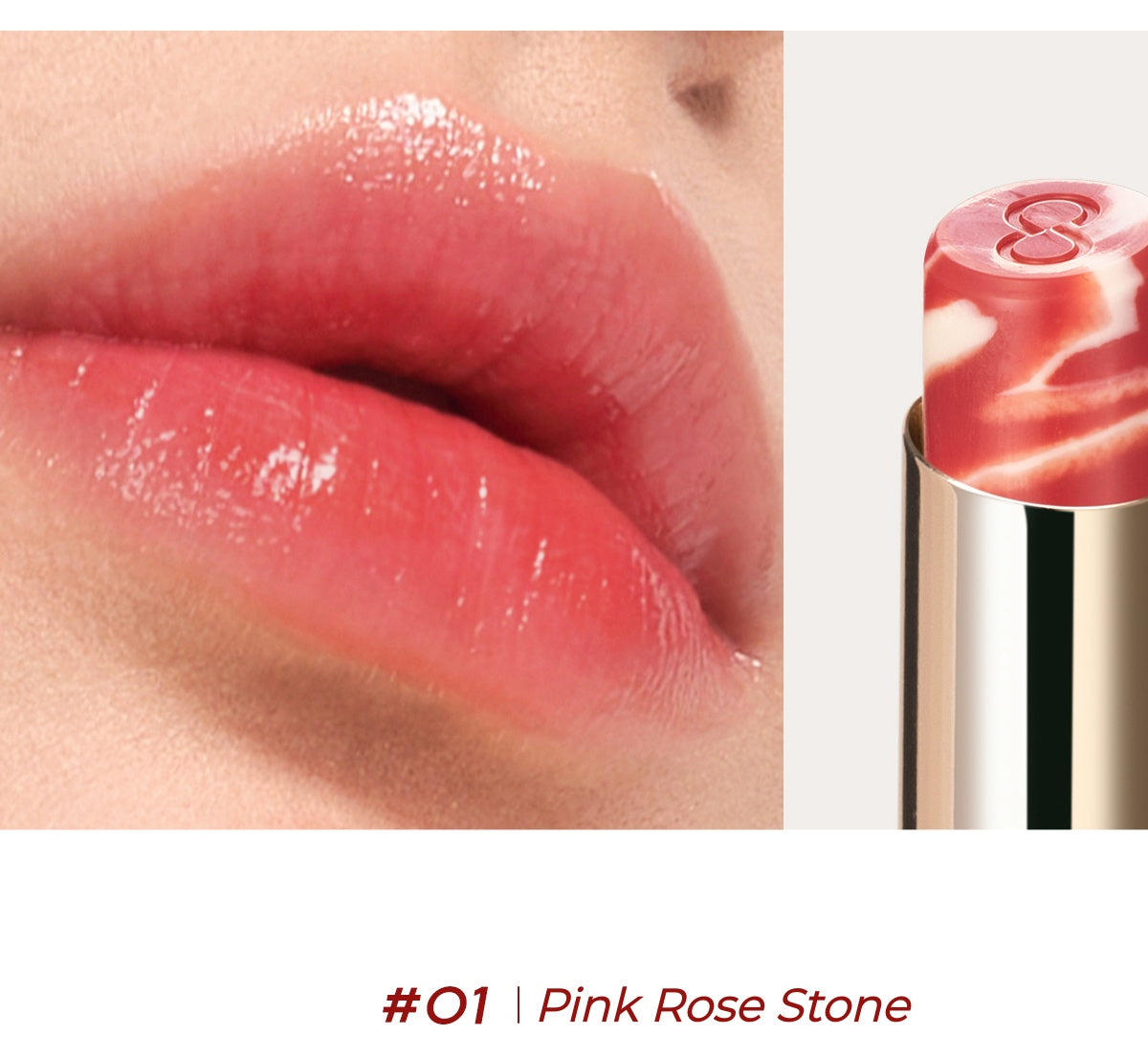 CAREMILLE Marble Moist Color-changing Lipstick T5280