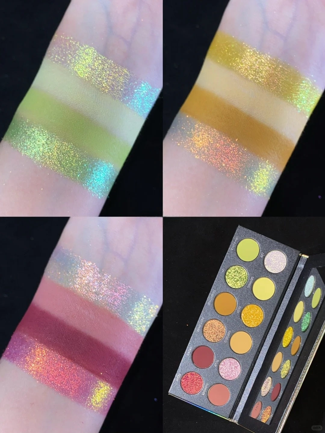 KRYPTEIN COSMETICS 12-Color Chameleon Eyeshadow Palette Secret