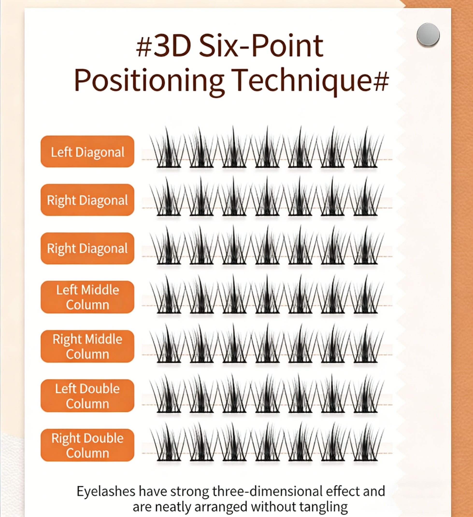 MR.WISH Glue-free Lamb Horns Natural False Eyelashes T5657