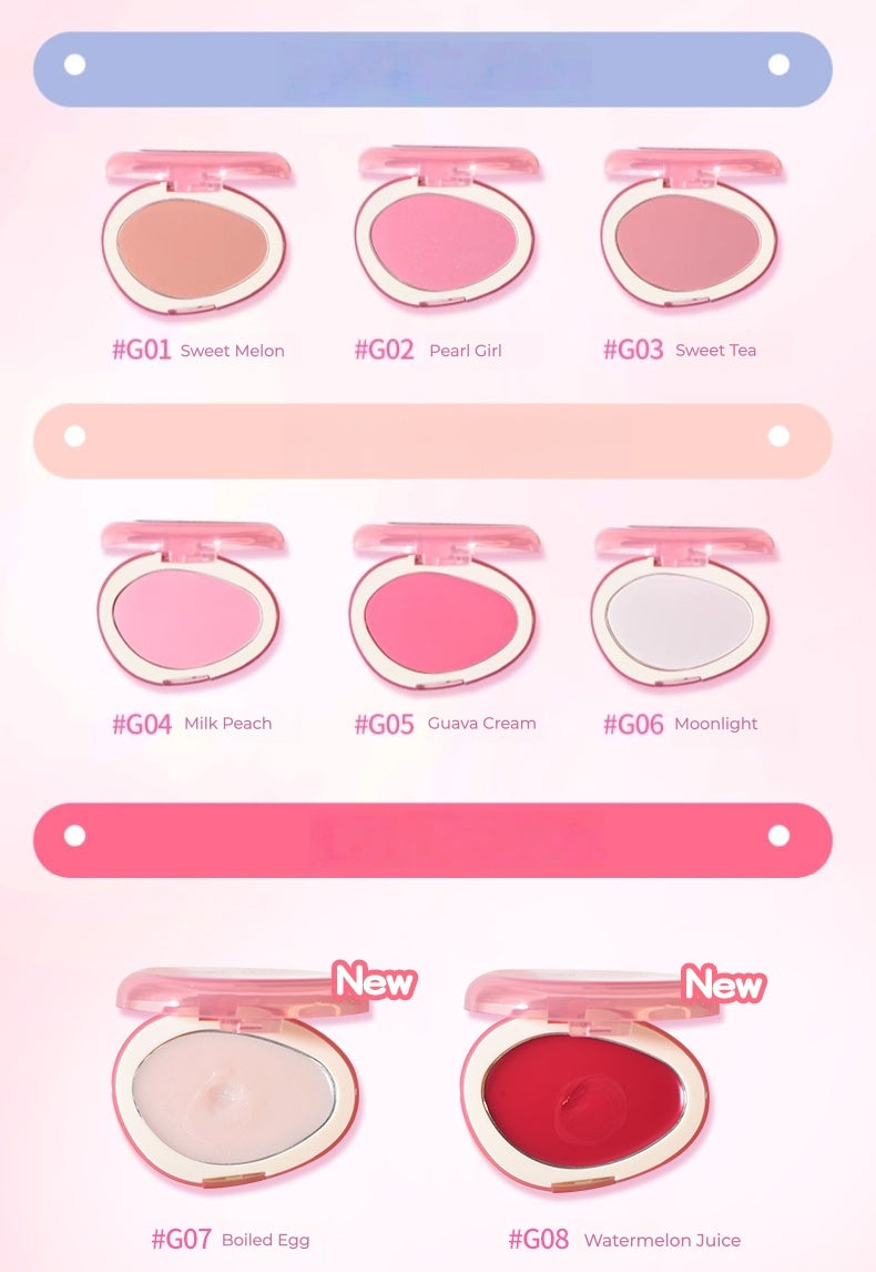 GOGO TALES Tipsy Signal Glossy & Matte Makeup Blusher T5247