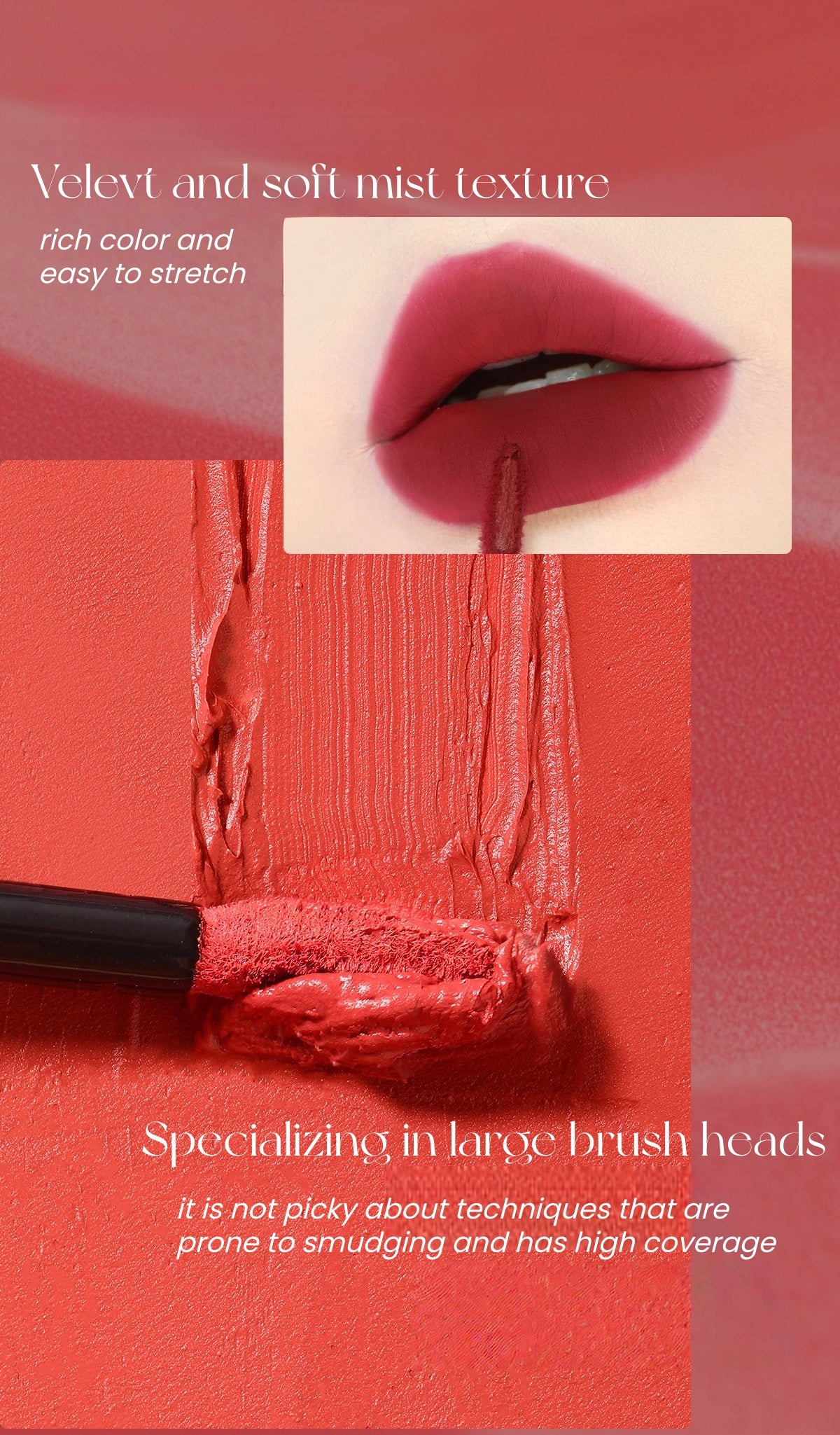 CARMELA Gilded Rose Collection Velvet Matte Lip Clay T5451