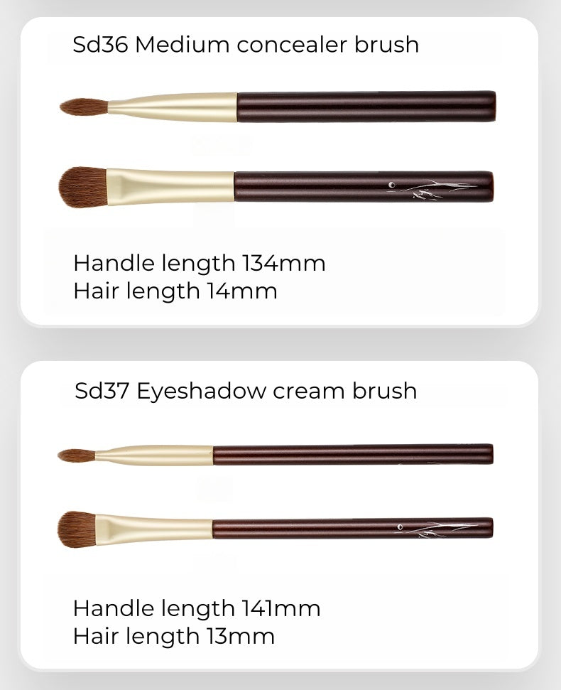FIX+ Yellow Wolf Tail Collection Professional Makeup Brush 13Pcs Set T4923