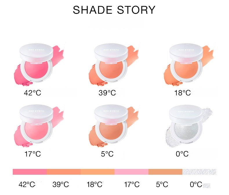 RED EARTH Temperature Makeup Blusher Cream T4917