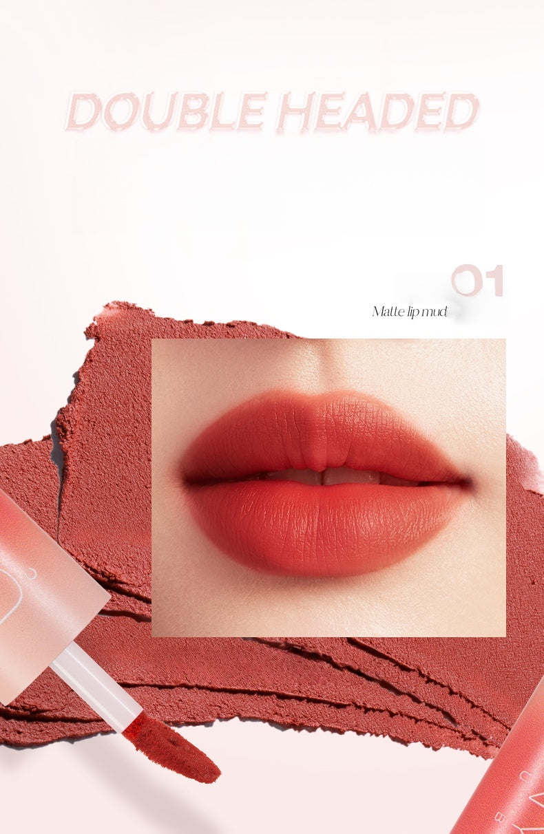 UNNY CLUB Double-head Moist Glossy Lip Glaze T5419