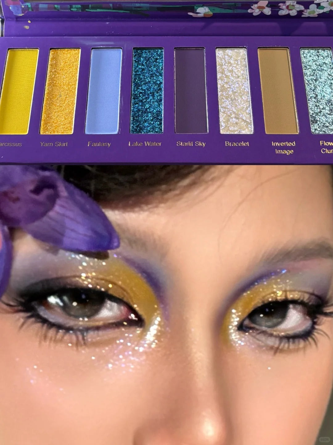 Narimi Midnight Narcissus 8-Color Chameleon Eyeshadow Palette (9.0) T5139