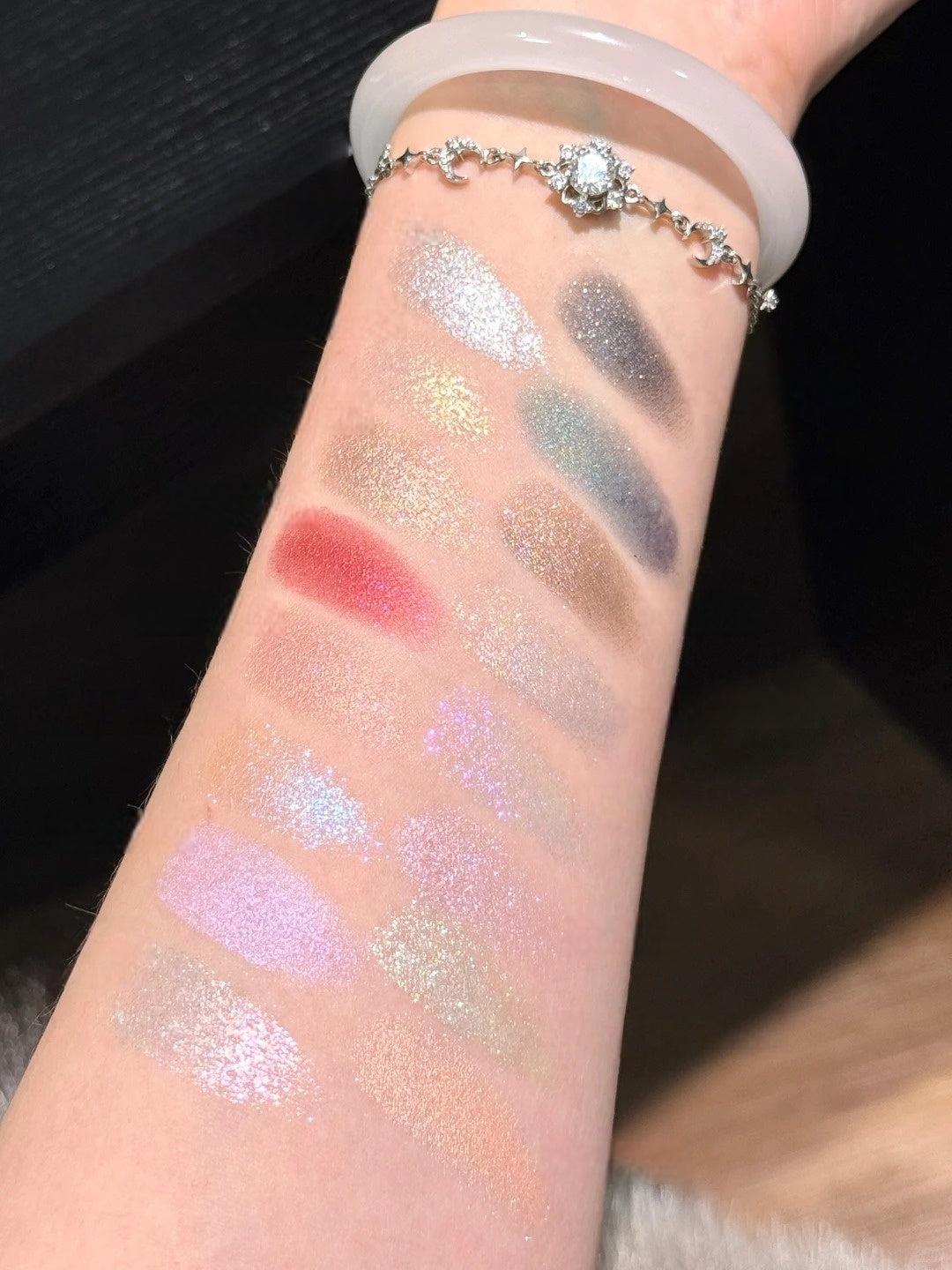 QianYan Christmas Starlight Wishes Collection Eyeshadow & Lipstick & Blusher T5436