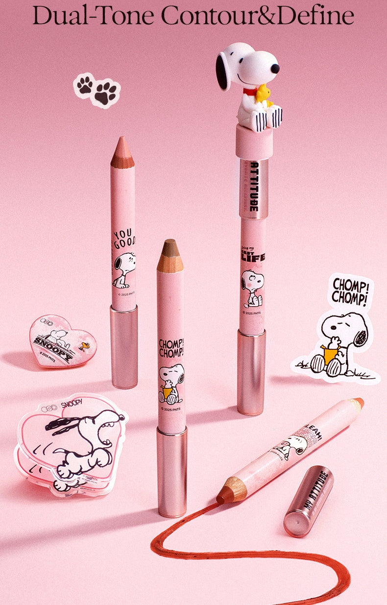 OUT-OF-OFFICE X Snoopy Collection Double-head Contour & Blusher Pen T5454