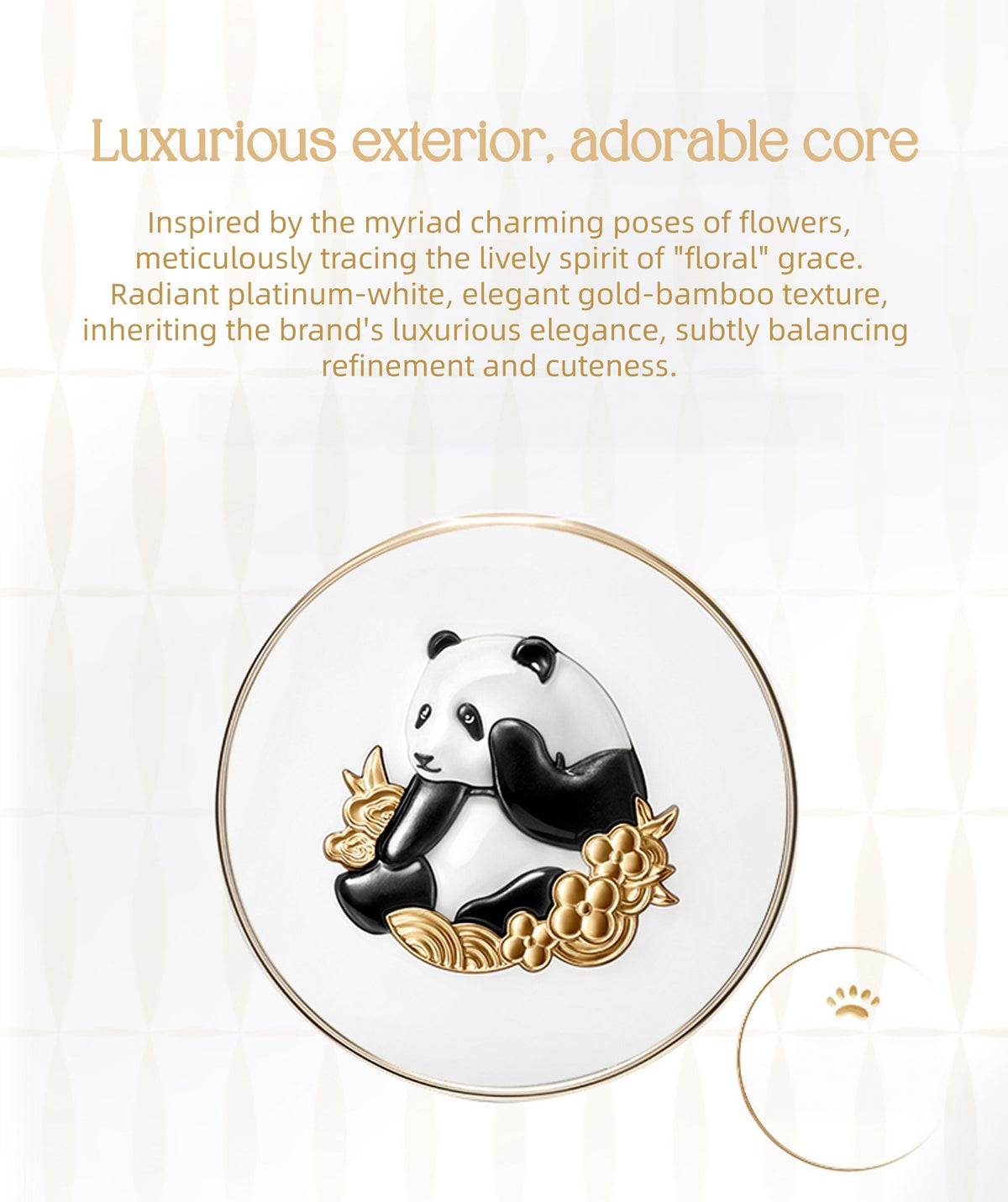 MAOGEPING X Panda Creation Long-wear Pressed Powder T5991