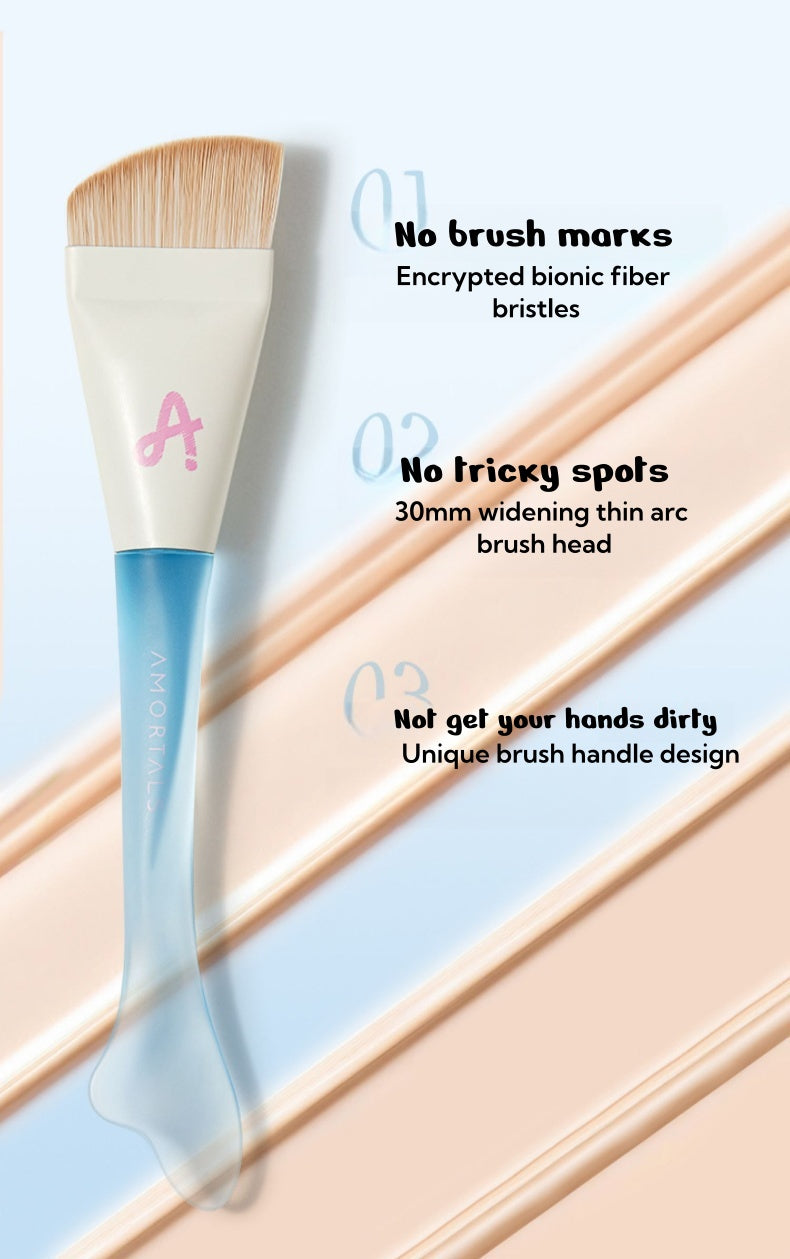 AMORTALS Fishtail Arc-shaped Foundation Makeup Brush T4611