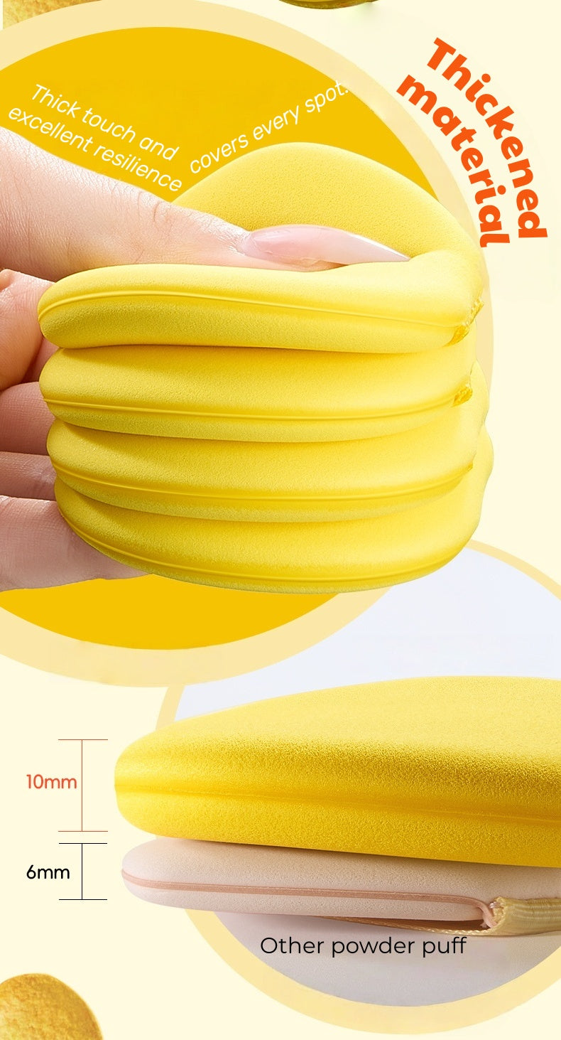 Lishu Wet & Dry Dual-use Soft Chip Powder Makeup Puff Set T5206