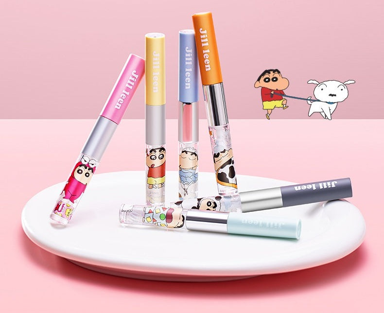 JILL LEEN X Crayon Shin-chan Collection Matte & Glossy Double-head Lip Glaze T5607
