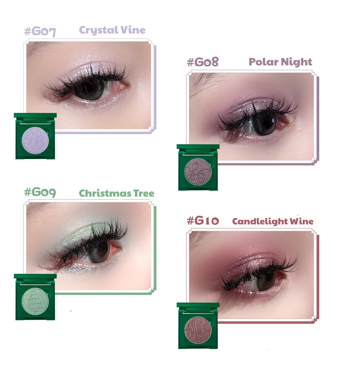 LEEMEMBER Christmas Four-leaf Clover Collection Makeup Gift Box T5370