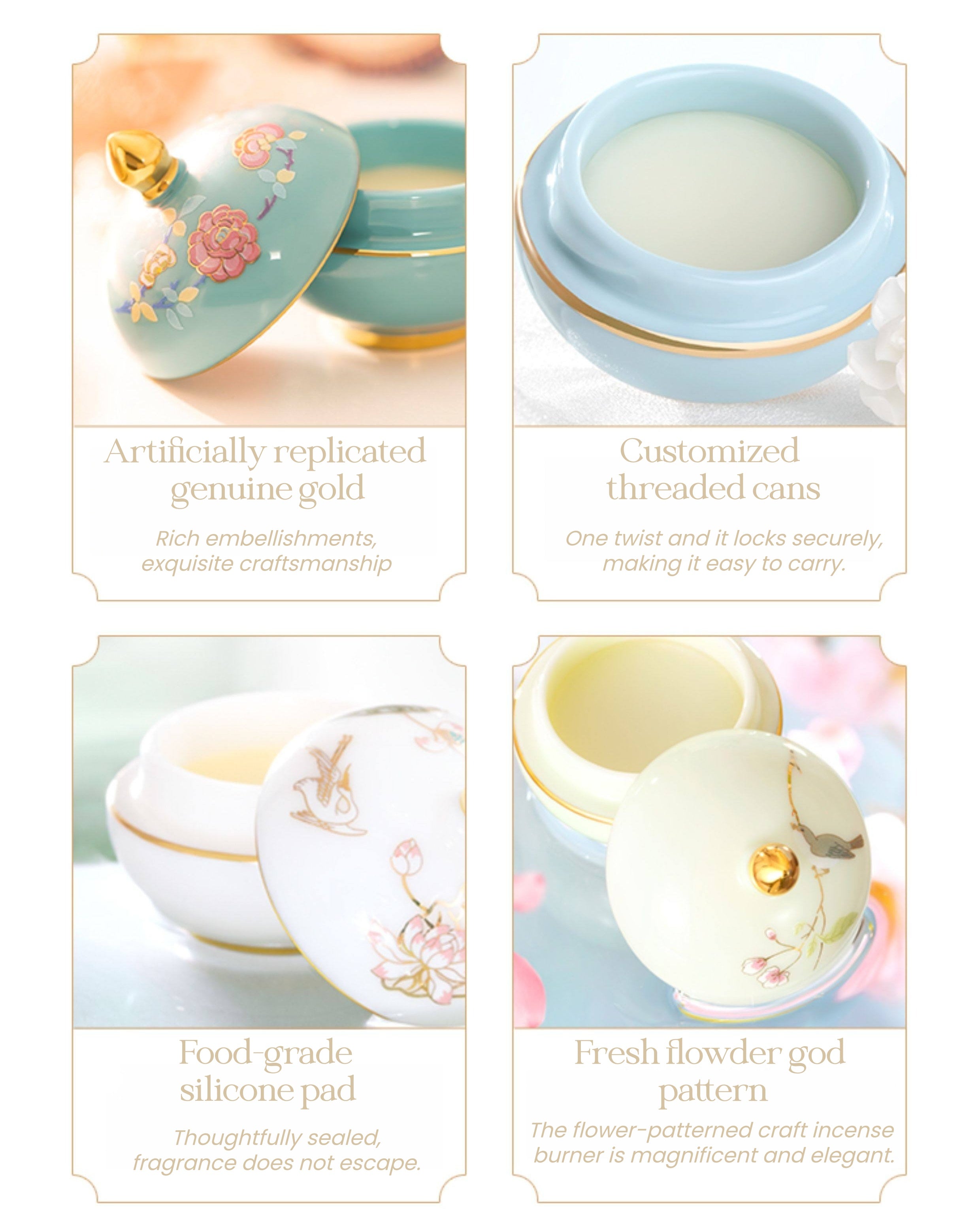 PALACE MUSEUM Flower God Collection Solid Perfume Balm T5499