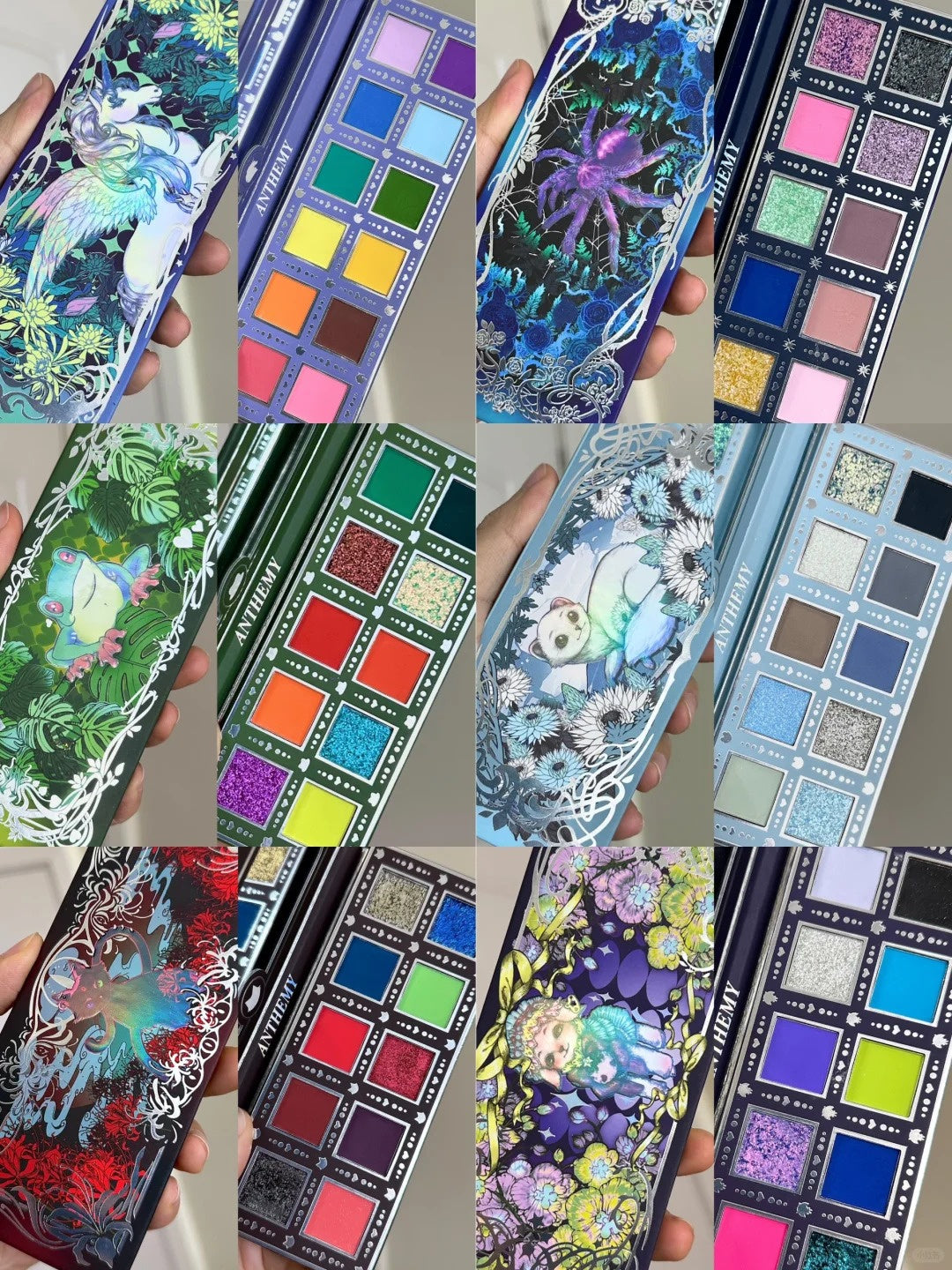 ANTHEMY Creatures Atlas Collection All-In-One 6 Pcs Eyeshadow Palette Set (3.0) T4286