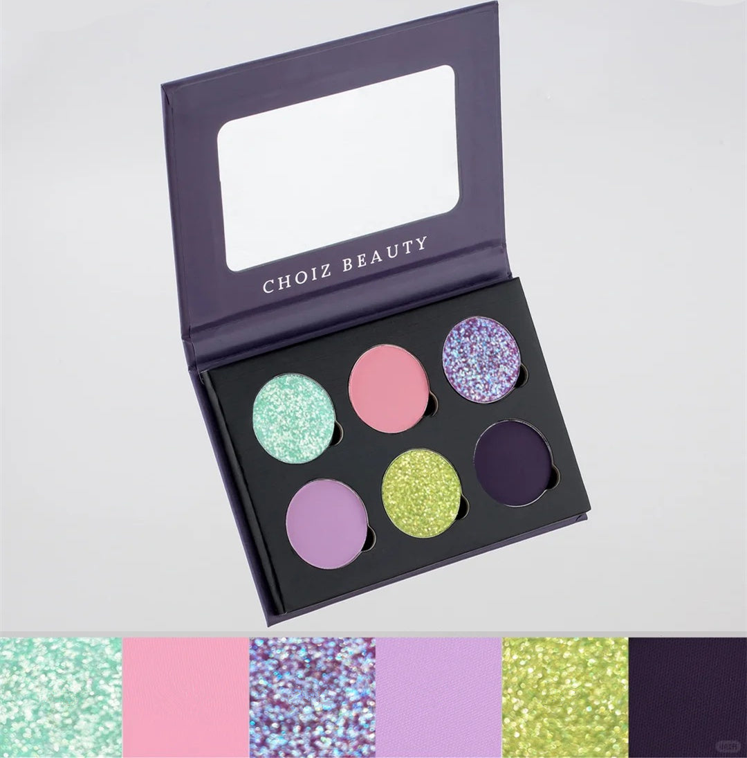 CHOIZ BEAUTY Starry Night 6-Color Chameleon Eyeshadow Palette T4195