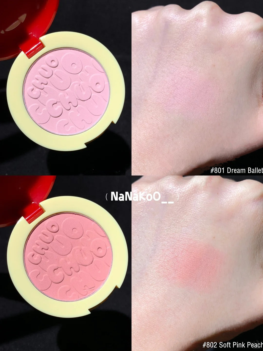 Fidoo Sweet Swelling Matte Blusher Powder T4033
