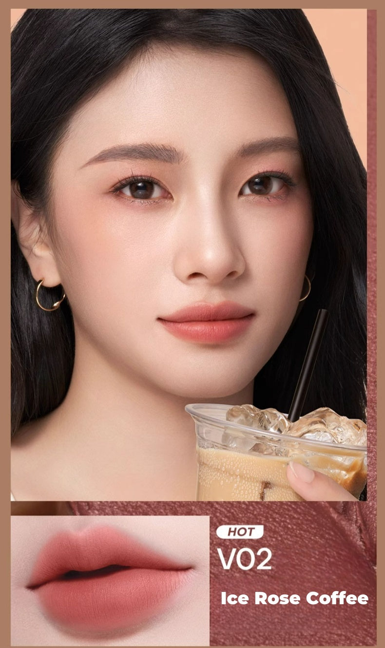 MISTINE Thai Milk Coffee Velvet Matte & Glossy Lip Glaze T4446