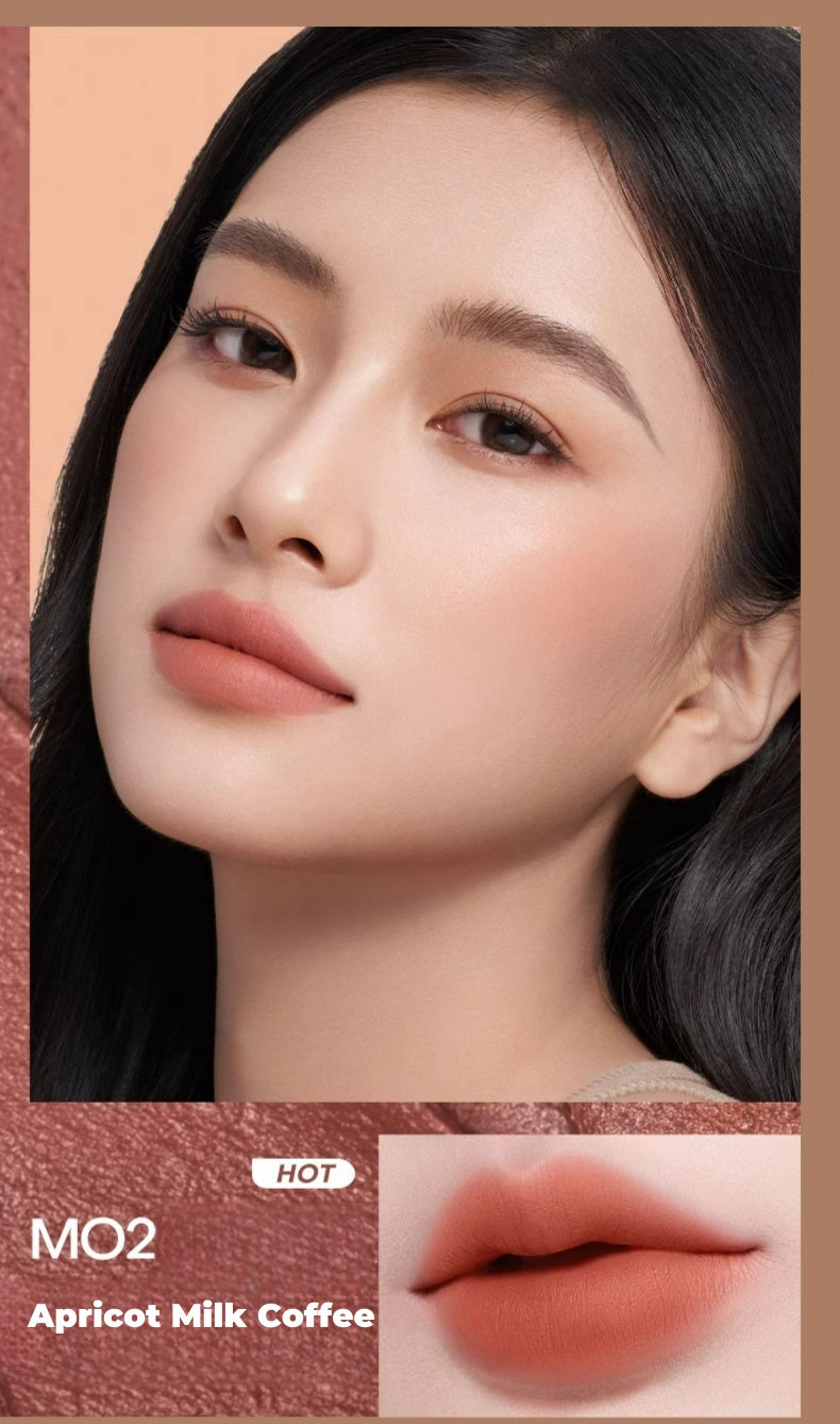 MISTINE Thai Milk Coffee Velvet Matte & Glossy Lip Glaze T4446