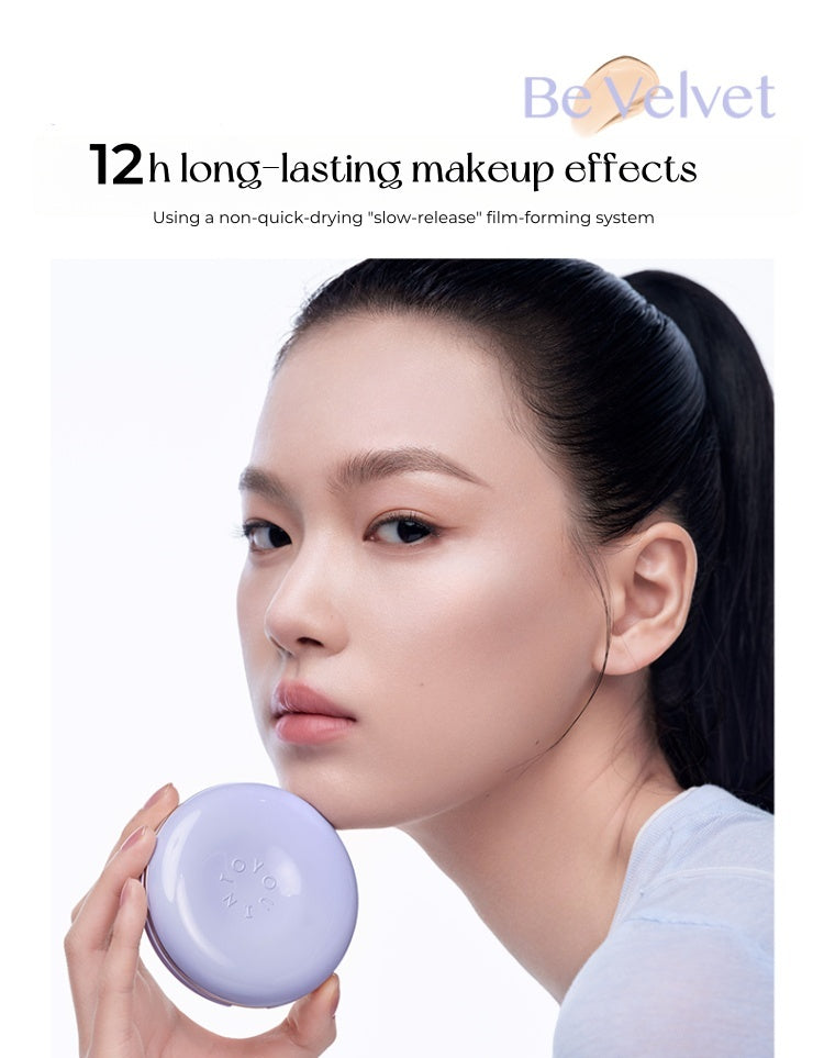 INTO YOU Long-wear Concealer Purple Air Cushion Foundation T4883