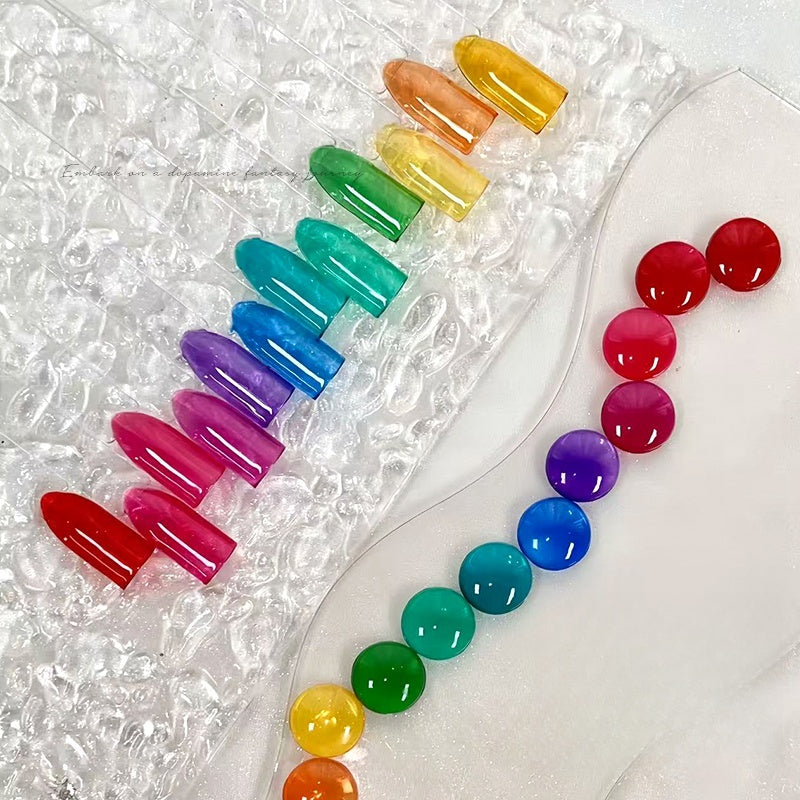 DANZHIHE 12g Rainbow Glass Gel Polish T4713