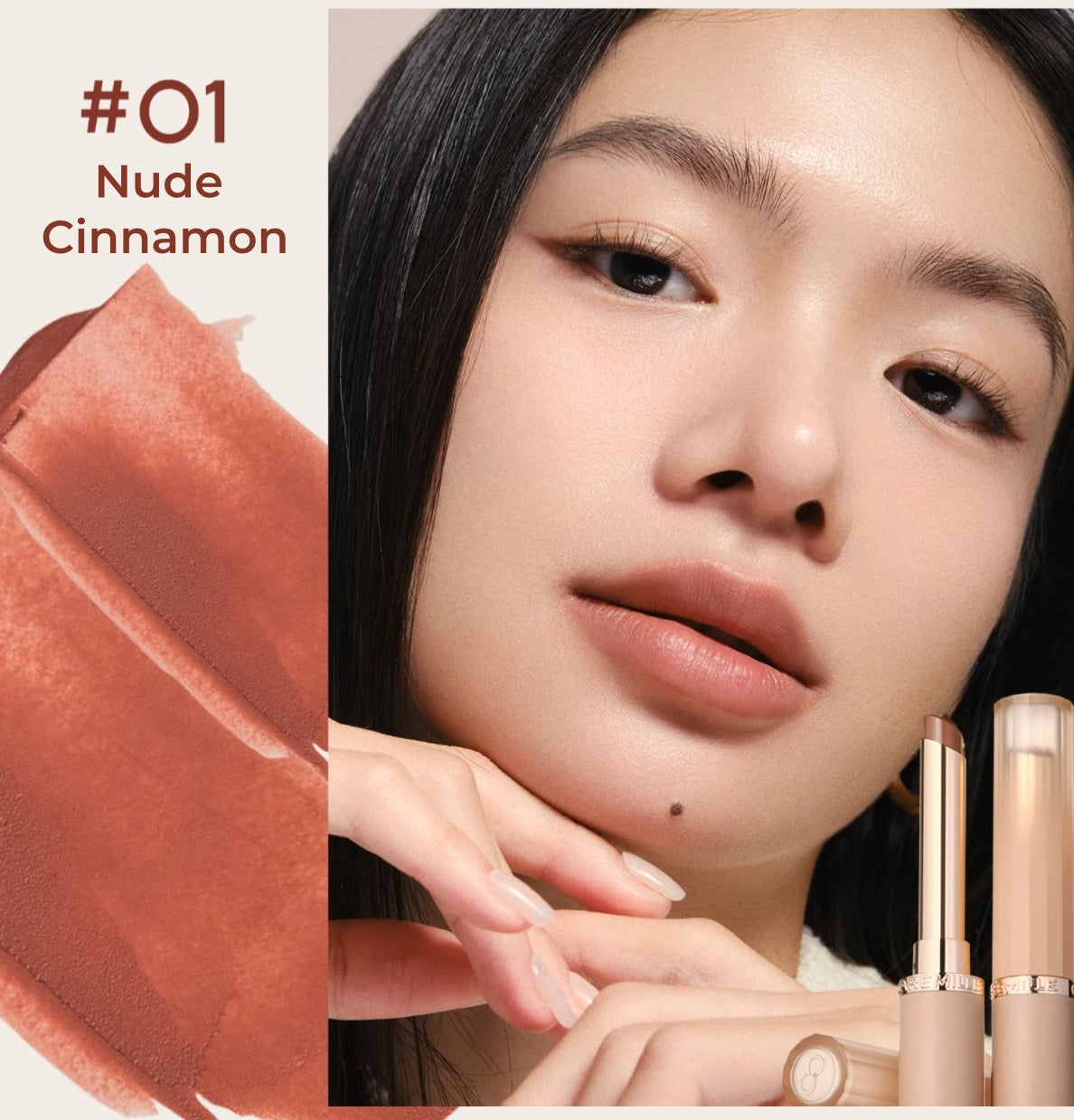 CAREMILLE Moisture Long-wear Velvet Matte Lipstick T5050