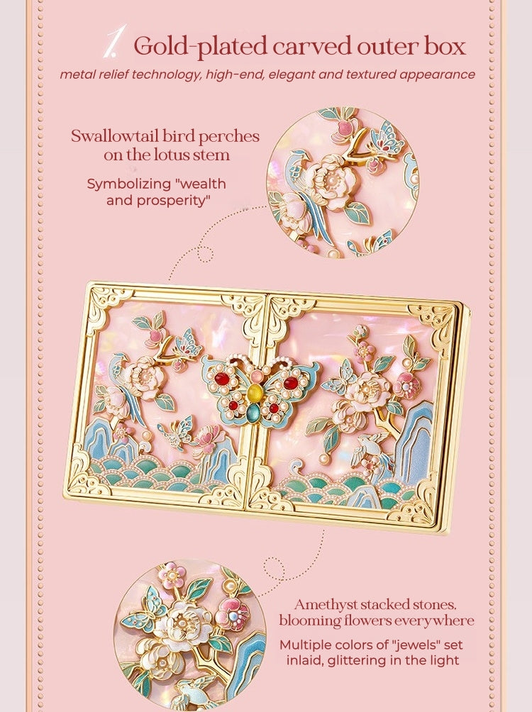 PALACE MUSEUM Treasure Garden Collection 8-color Eyeshadow Palette T5494