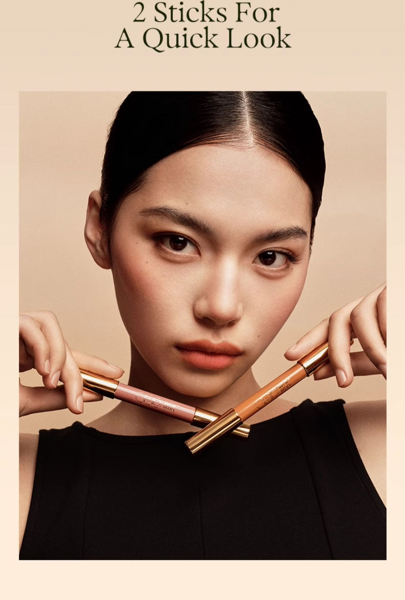 OUT-OF-OFFICE Double-head 3D Contour & Highlighter Pen T4818