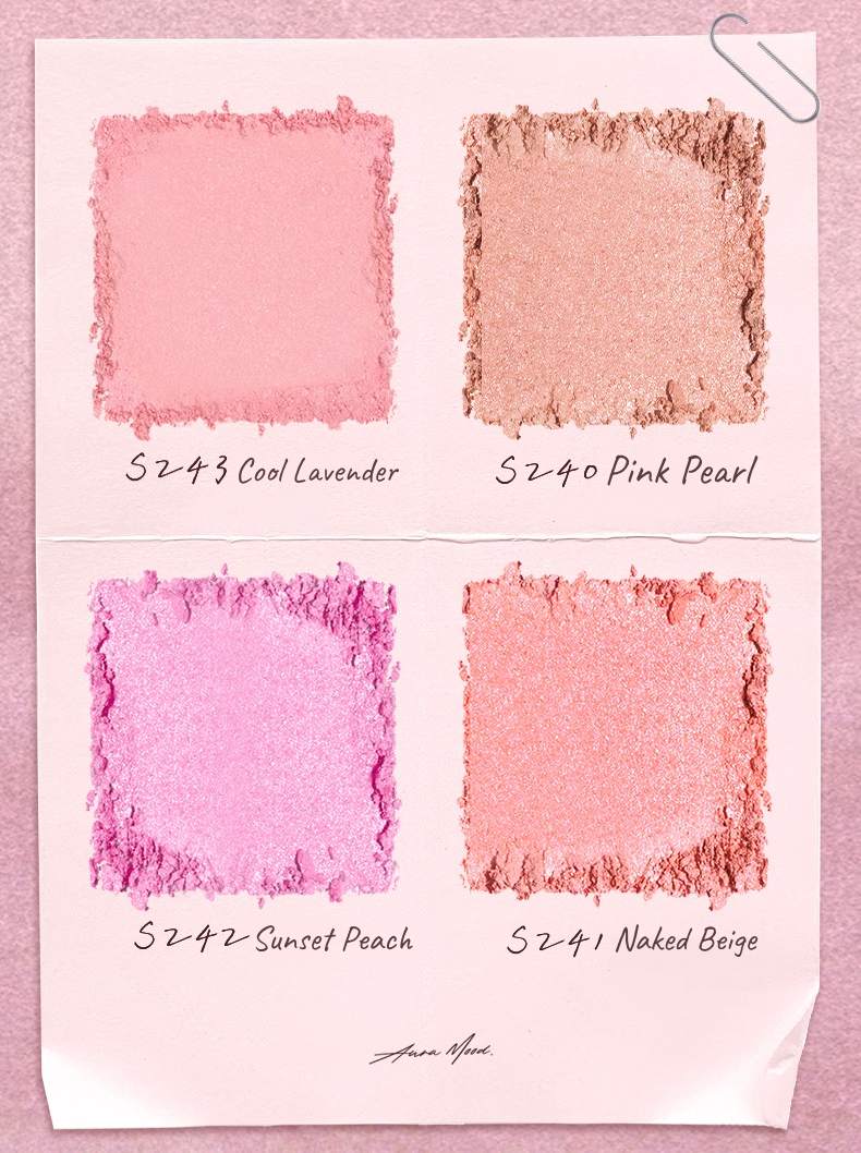 JOOCYEE  Aurora Collection Satin & Shimmer Blusher Powder T5513