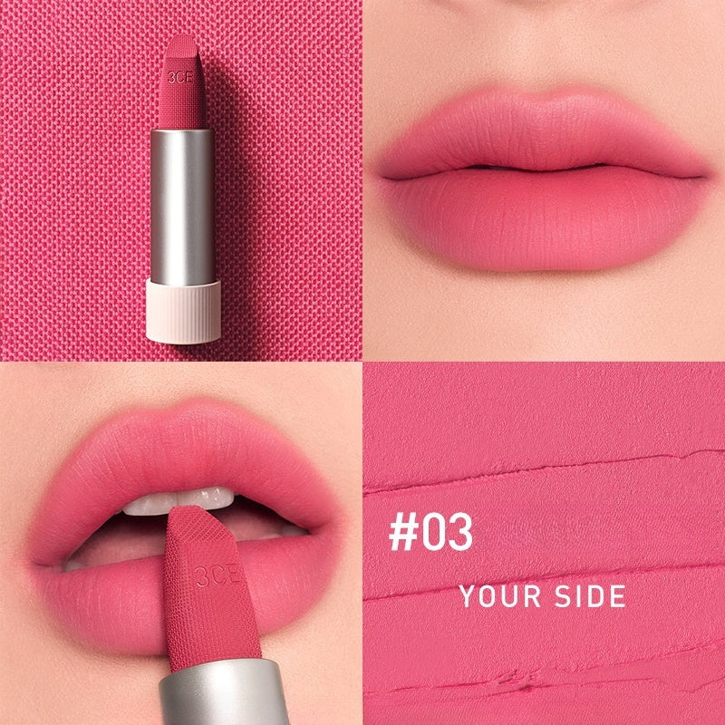 3CE Hug Me Collection Moisture Matte Velvet Lipstick T4652