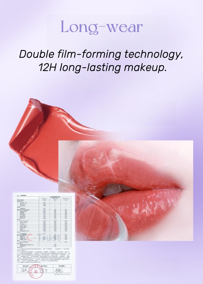 COLORKEY Purple Tube Long-wear Moist Glossy Lipstick T5188