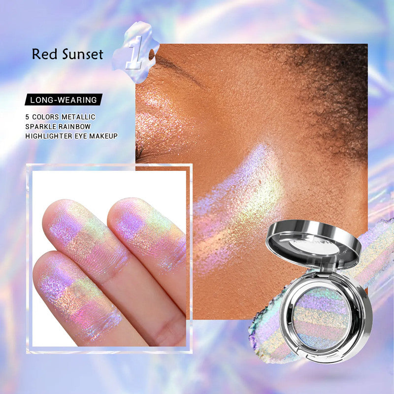 CHARMACY Starry Diamond Rainbow Metallic Eyeshadow T3956