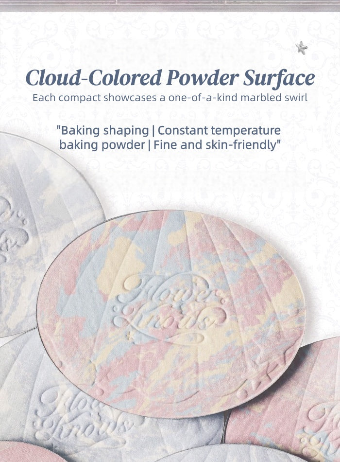 Flower Knows Shells Jewel Collection Baked Pressed Powder T5906