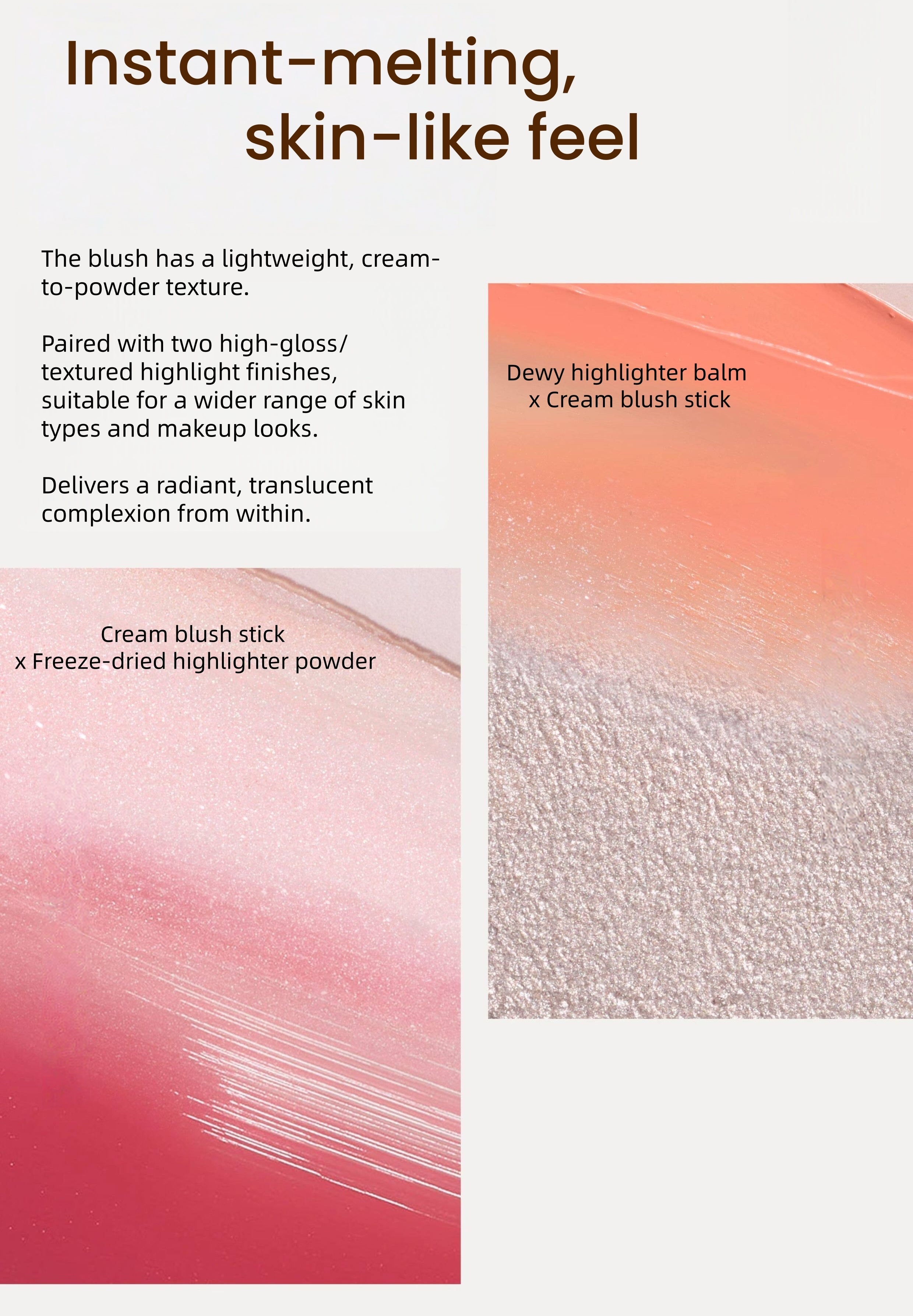 NUSCENTS Coucou Collection Dawn Glow Highlighter & Blusher Palette T5751