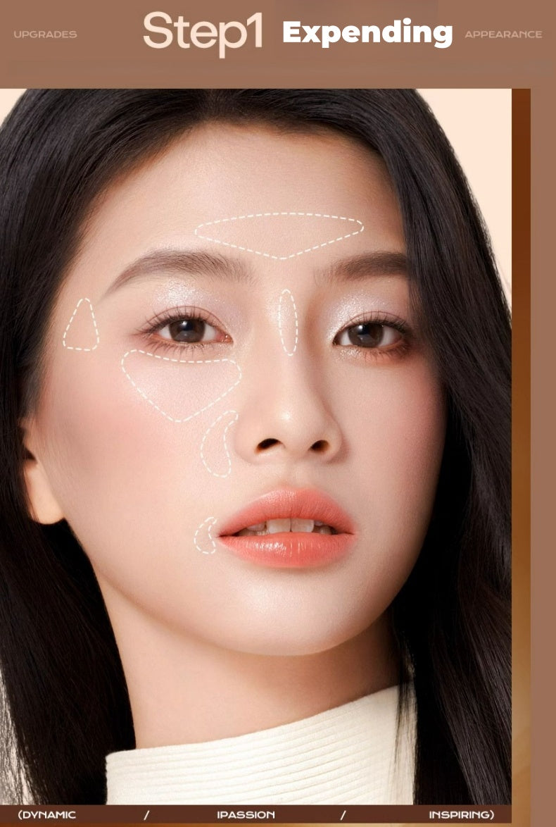 MISTINE Thai Milk Coffee Alt-i-en makeuppalette T4452