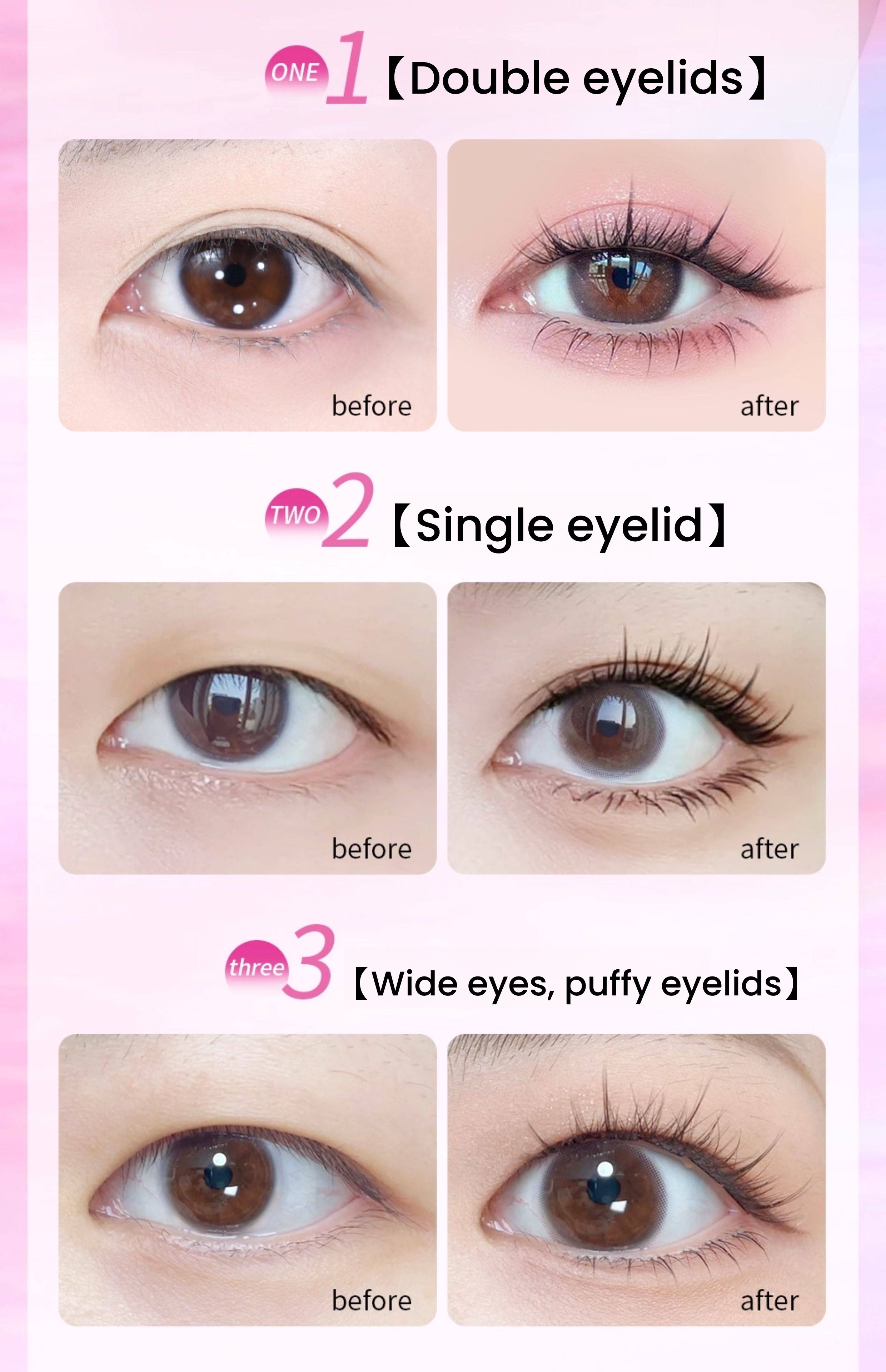 ROCK SWEET Glue-free Natural False Eyelashes T5542