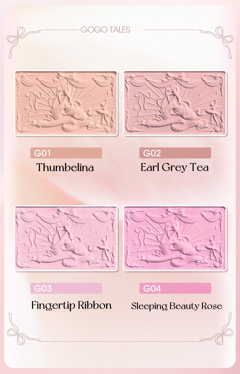 GOGO TALES Sweet Pink Ballet Collection Makeup Blusher T4846