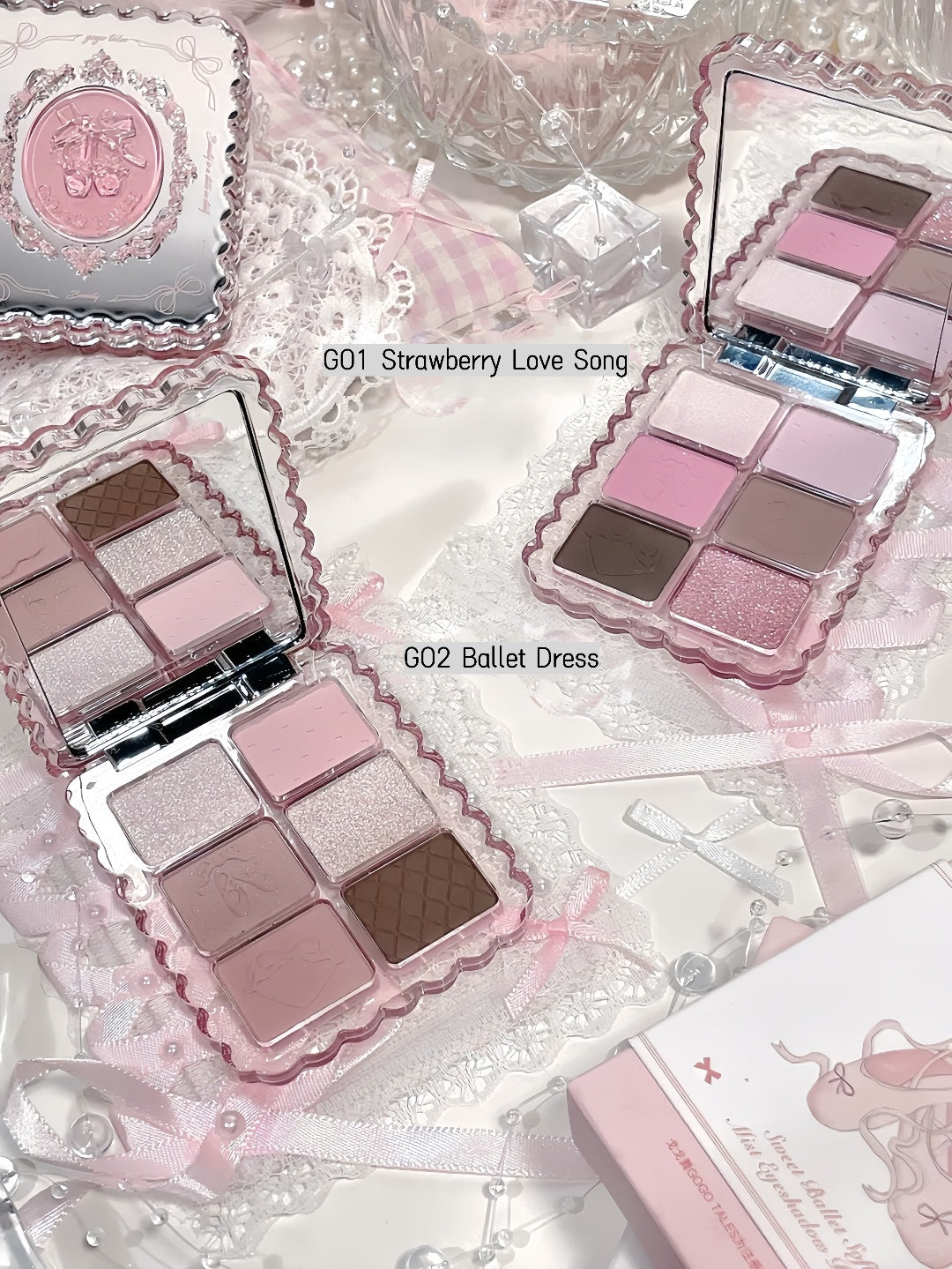 GOGO TALES Sweet Pink Ballet Collection Eyeshadow Palette T4845