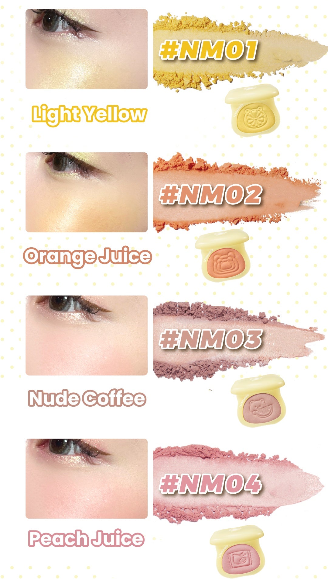 lemonページ LEEMEMBER Lemon Candy Collection Mono Satin Highlighter