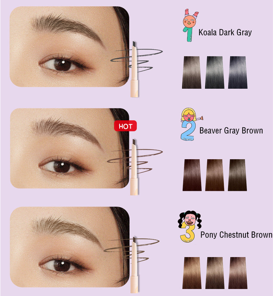 قلم حواجب مثلث فائق الدقة مقاوم للماء من تيل ديزي T3725