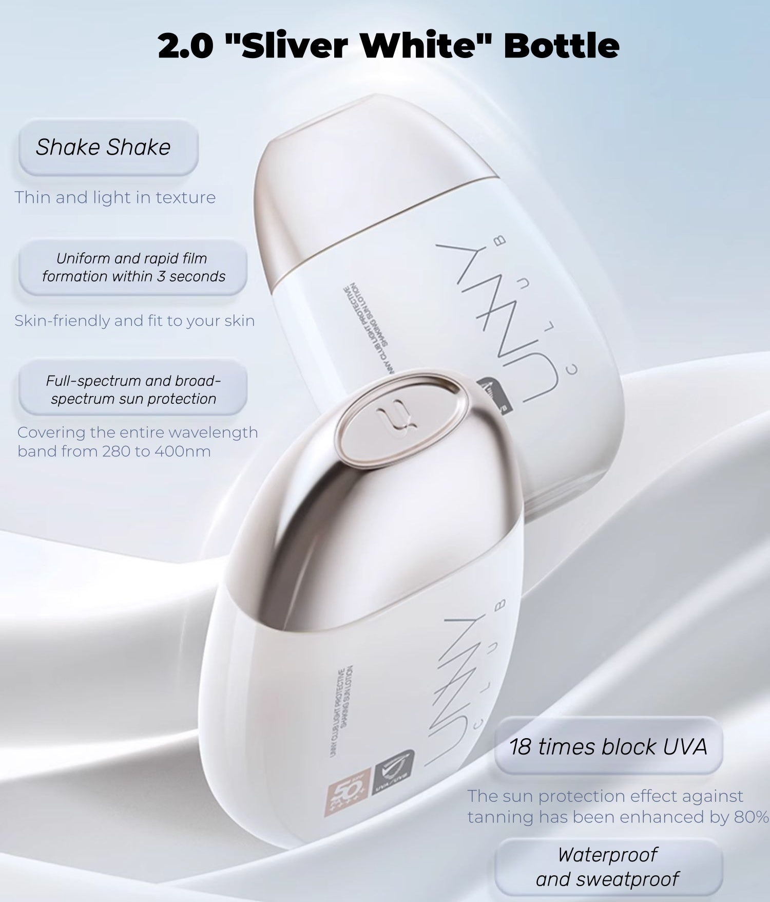 UNNY CLUB Pure Physical Sunscreen Lotion SPF50+ PA+++ T4573