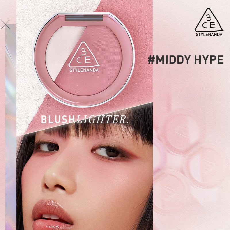 3CE Matte Blusher & Highlighter Makeup Palette T4361