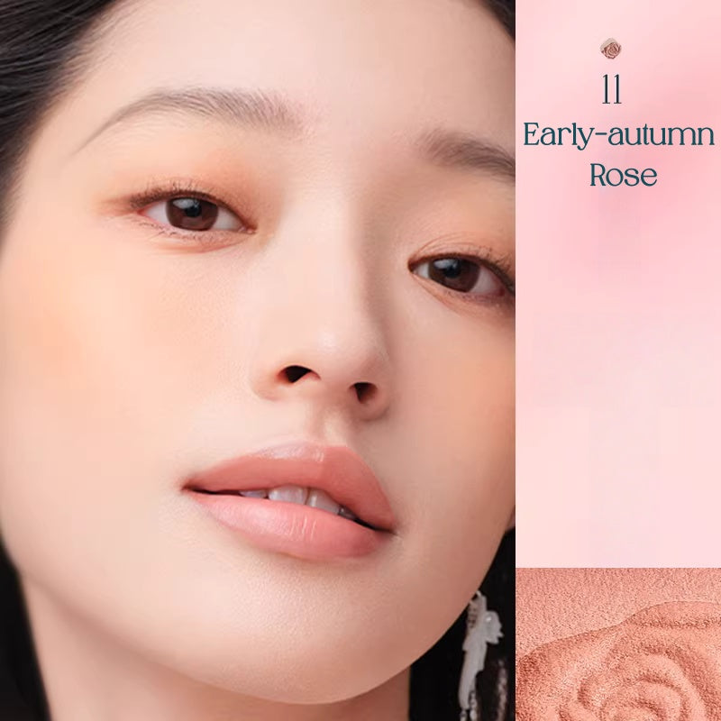 Florasis Flower Essence Moist 2-color Makeup Blusher T5488