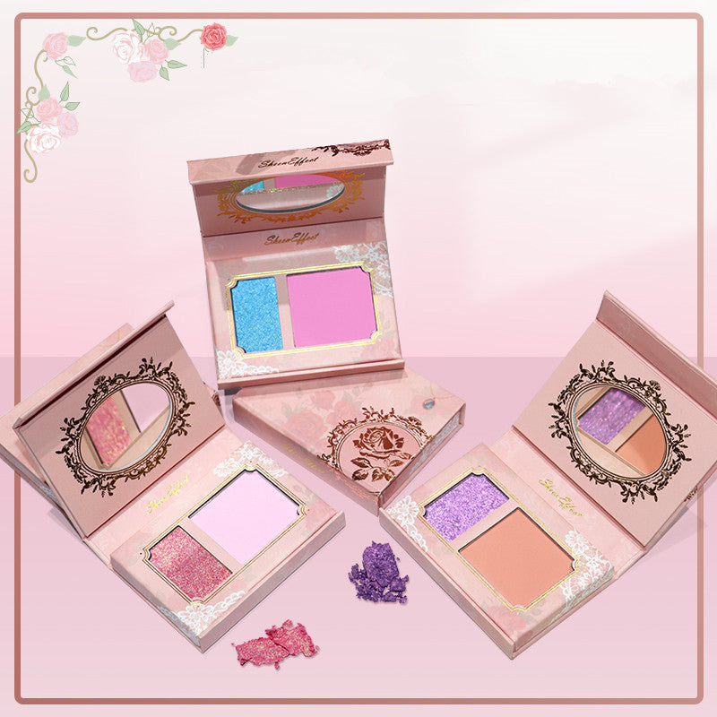 SheenEffect Highlighter & Blusher Makeup Palette T4115
