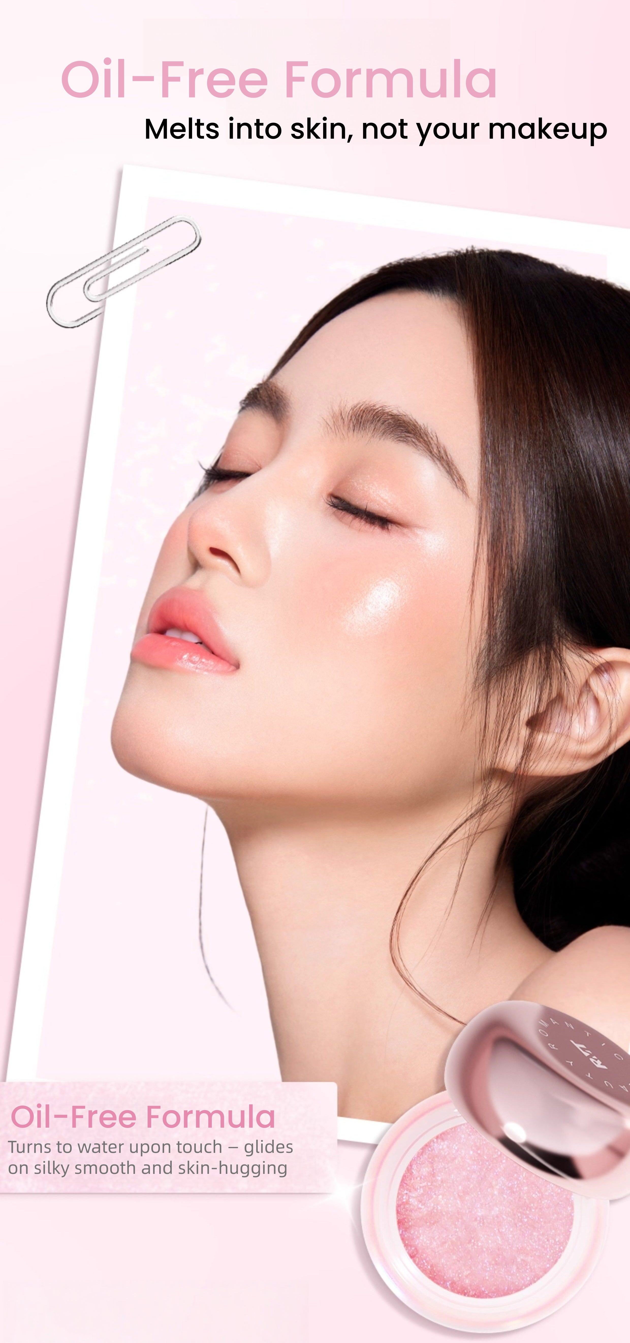 ROMANTIC BEAUTY Glossy Long-wear Jelly Highlighter Cream T5712