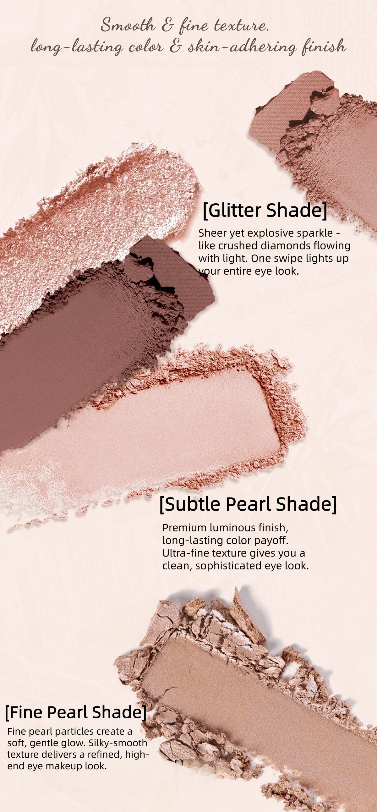 CHEERFLOR Dream Melody Box Collection 5-color Eyeshadow Palette T5780