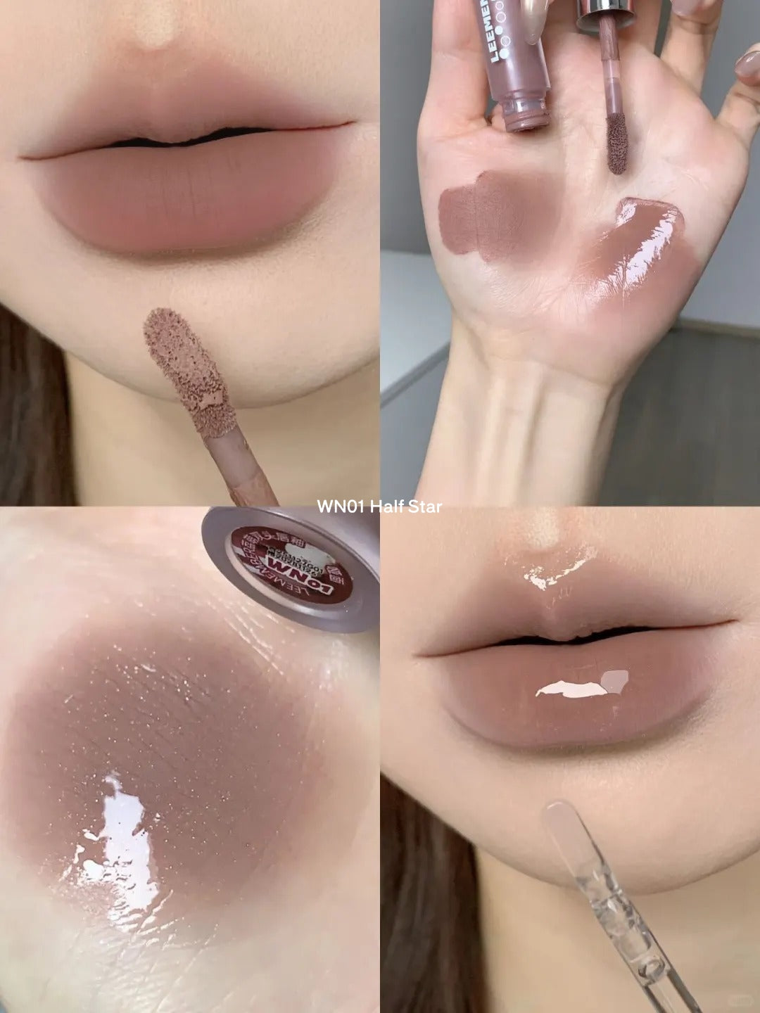 LEEMEMBER Red Wine Collection Matte & Glossy Lip Glaze T5535